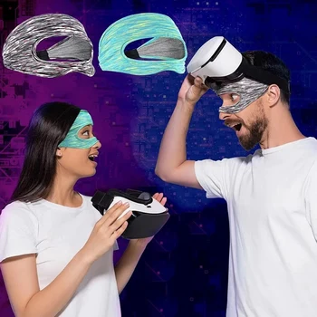 1 יח ' משקפי VR מסיכת עיניים כיסוי משקפי מכסה VR משחק אביזרי אוקולוס Quest 2