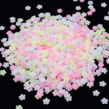 100 גר ' /הרבה אלגנטי פריחת הדובדבן פרוסות חימר פולימרי סאקורה סוכריות עבור DIY אמנות מילוי אבזרים