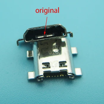 100pcs מיקרו USB 7pin מחבר טעינה נייד יציאת זנב plug עבור Samsung I8262 J5 ראש On5 G5700 J-7 ראש G6100 G530 G532
