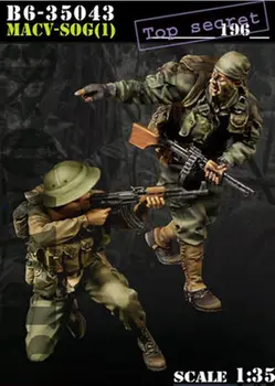 118-1/35 שרף דמויות דגם GK, צבוע Unassambled מלחמת וייטנאם לנו חייל
