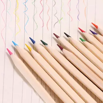 12 צבעים יצירתי עיפרון צבעוני כתיבה ציור עיפרון להגדיר עבור ילדים עיפרון מתנות עם תיבת גרפיטי נייר מכתבים של בית הספר