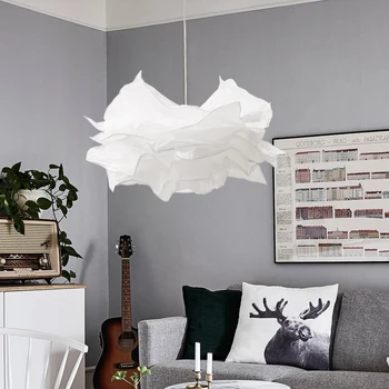 1Pc אמנות DIY ענן מנורת אהיל פרחים אור וצל אהיל תקרה קישוט נברשת תליון הסלון חדר השינה בר