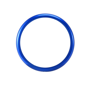 1Pc כחול טבעת אלומיניום עבור ב. מ. וו 1 2 3 4 5 6 7 סדרת x3 x4 x5 x6 במרכז הקונסולה IDrive בקר מולטימדיה הידית