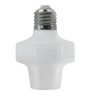 1Pcs E27 חכם אלחוטי הנורה מתאם מנורה מחזיק בסיס מתג הפעלה/כיבוי שקע בעל EWeLink בקרת יישום שקע