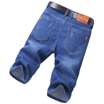2022 הקיץ של המותג למתוח רזה ברמודה Masculina כותנה ג 'ינס ג' ינס גברים באורך הברך רך יוקרתי גבר קצרים.