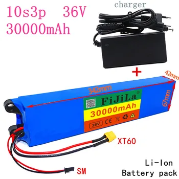 2022 חדש 36V 30Ah lithium ion battery pack, מתאים Mijia m365 pack קורקינט חשמלי BMS + מטען