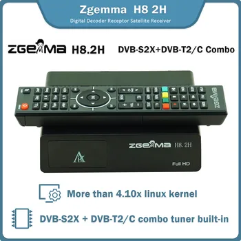 2023 Zgemma H8.2H לוויין Smart TV Receiver לינוקס Enigma2 קולטן DVB-S2X+DVB-T2/C H2.65 HD 1080P מקלט לוויין דיגיטלי