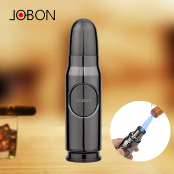 2023 חדש JOBON נייד Windproof סילון טורבו לפיד הלהבה הכחולה גז Cigar lighter יצירתי אישיות חיצונית airbrush גברים מתנה