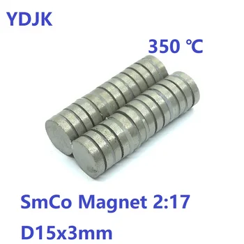 25PCS/הרבה SmCo המגנט 15*3 עמיד בטמפרטורות גבוהות 350 מעלות מגנט 15x3 מגנטים 15 x 3