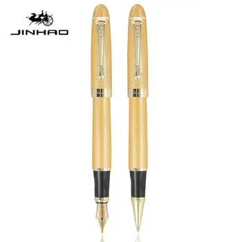 2PCS/Lot JINHAO X450 מתכת אלגנטי כל צבע כבד המשרד לעסקים עט רולר בול אופנה כתיבה חלקה דיו עטים חדשים.