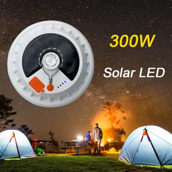 300W נורת LED נייד פנס אור קמפינג כוח USB של בנק אוהל קמפינג מנורה חזקה Bightness פנס אוהל קמפינג וטיולים