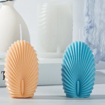 3D גיאומטריות המגזר פיניקס הכתר סיליקון נר עובש DIY צדפה עושה נר ערכות סבון שרף עובש מתנות מלאכת עיצוב הבית