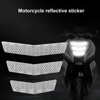3Pcs מסוגנן רעיוני מדבקות דביק רחב יישום אוניברסלי רכיבה על אופניים בטיחות רעיוני מדבקה