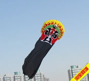 3d ripstop ניילון בד גדולה ורכה טיסה שורה אחת עפיפון המסורות הסיניות אופרת פקין עפיפון חיצונית חוף כיף משחקים צעצועים בר