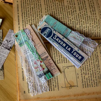 45 יח ' הספרייה של ציטוטים סדרת הזבל ביומן מדבקות רטרו אוסף חוברת רעיונות DIY יצירתיים נייר מדבקות