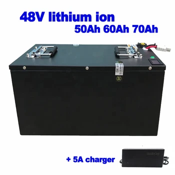 48V 50Ah 60Ah 70Ah Li-ion ליתיום סוללה 2500W על אופניים חשמליות קורקינט ebike EV מלגזה AGV טלקום תחנת בסיס