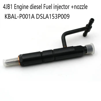 4PCS דלק מזרק הרכבה תואם 4JB1 מנוע דיזל Injector +זרבובית KBAL-P001A DSLA153P009