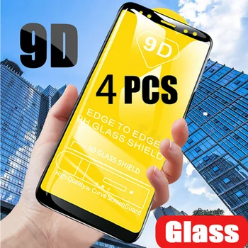 4PCS זכוכית מחוסמת עבור פוקו M5s M4 M5 Pro 4G 5G M3 זכוכית פוקו X3 X4 NFC Pro GT לייט פוקו F4 F3 F2 Pro GT זכוכית