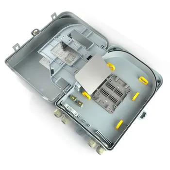4pcs FTTH תיבת 16 הליבה או PLC Plug-In הקלד /סיבים אופטיים הפצה קופסה/FTTH/box / FTTH הפצה תיבת