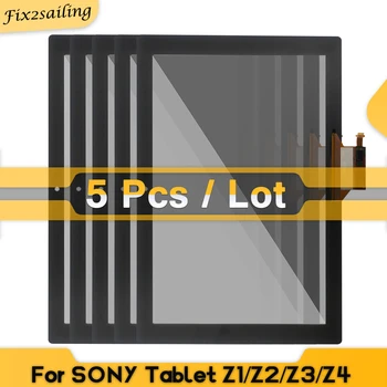 5 חתיכות 5 יח ' עם מסך מגע חדש עבור Sony Xperia Tablet Z Z1/Z2/Z3/Z4 לוח המגע הקדמי זכוכית חיישן חלופי