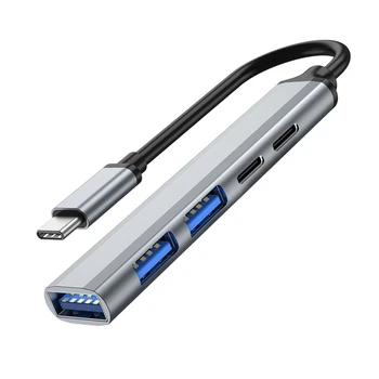 5-יציאה מסוג C-Hub USB 3.0 2.0 משטרת מפצל מחשב אביזרים עבור macbook נייד טלפון Extender גאדג ' ט מתאם