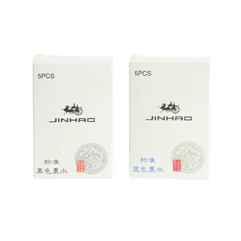 5Pcs JinHao מחסניות הדיו של העט מילוי שחור/כחול כלי כתיבה ג ' יאן