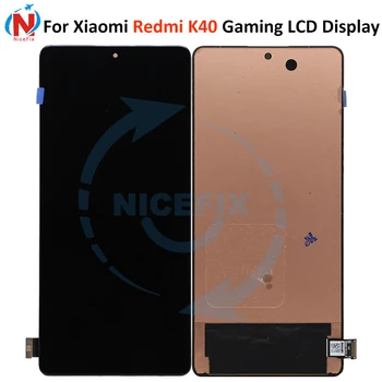 6.67 אינץ OLED Xiaomi Redmi K40 המשחקים תצוגת LCD עם לוח מגע דיגיטלית הרכבה לredmi k40 Gaming Edition תצוגה