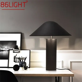 86LIGHT מודרני יצירתי מנורת שולחן פשוטה פטריות עיצוב שולחן אור דקורטיבי בסלון הבית.