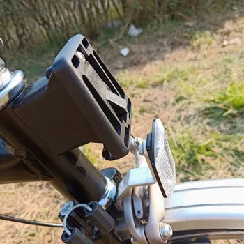 Aceoffix האופניים הקדמי נושאת פלסטיק בלוק סופר אור קיפול אופניים עבור ברומפטון סל התיק
