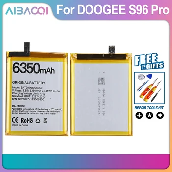 AiBaoQi 100% מקורי חדש BAT20ZN1296350 סוללה 6350mAh עבור DOOGEE S96 S96 Pro S96 GT נייד טלפון Bateria