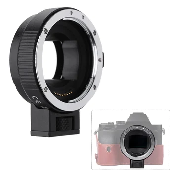 Andoer פוקוס אוטומטי AF EF-NEXII מתאם טבעת על Canon EF EF-S עדשות לשימוש עבור Sony NEX E-Mount 3/3N/5N/5R/7 Full Frame