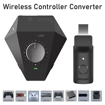 Beloader Pro עבור PS5 Gamepad Bluetooth 5.0 מתאם 0 עיכוב לשחק את כל המשחקים בקר המקלדת העכבר ממיר שליטה על עוצמת קול