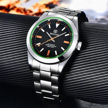 Benyar Skymaster גברים מכאנית שעוני יד שעון גברים עמיד למים ספורט גברים שעונים 2023 יוקרה שעון טורבילון רלו הגברים