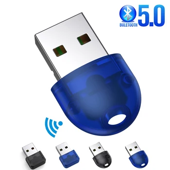 Bluetooth 5.0 משדר אודיו USB Dongle מתאם Bluetooth אלחוטי מקלדת ועכבר אוזניות מקלט USB למחשב הנייד משדר