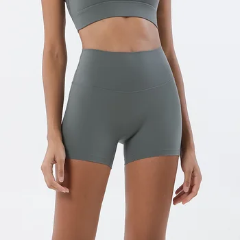 CHREIFIT 2020 הקיץ החדש יוגה קצרים מוצק צבע מהיר-התייבשות כושר נשים מכנסיים קצרים גבוהה המותניים למתוח ריצה רכיבה קצרים.