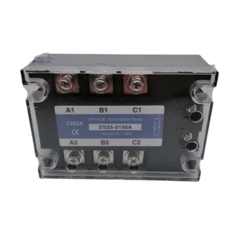 CHUX Solid State Relay 150A AC ל-AC 70-280VAC 90-480VAC SSR 150AA 3phases 150A AC-AC ממסר משלוח חינם