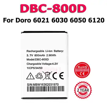 DBC-800A DBC-800B DBC-800D XYP1110007 הסוללה של הטלפון עבור Doro 6021 6030 6050 6120 6121 6171, PhoneEasy 500 לשלוח ליווי כלי