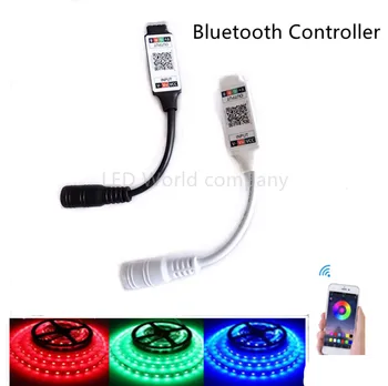 DC 5V 12V 24V מיני RGB Bluetooth תואם-בקר מוזיקה מיני RGB Bluetooth תואם-בקר LED RGB LED הרצועה