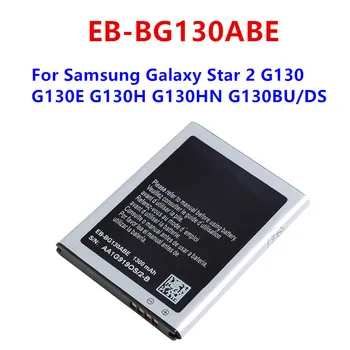 EB-BG130ABE 1300mAh סוללה מקורית עבור Samsung Galaxy Star 2 G130 G130E G130H G130HN G130BU/DS סוללות