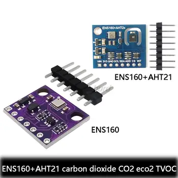 ENS160+AHT21 פחמן דו-חמצני CO2 eCO2 TVOC איכות האוויר, טמפרטורה ולחות חיישן