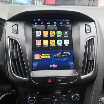 Eunavi רדיו במכונית עבור פורד פוקוס 3 Mk 3 2011-2017 אנדרואיד 10 סטריאו וידאו נגן מולטימדיה טסלה סגנון 9.7