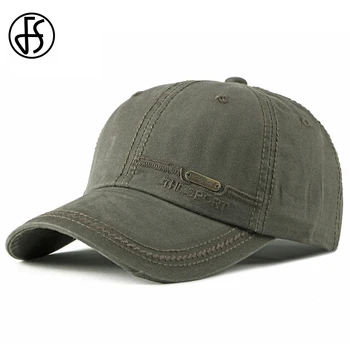 FS ירוק צבא קוריאה בייסבול, כובעים לגברים באיכות גבוהה כותנה נשים כובע נהג המשאית חיצוני שמש צל גולף קאפ בון Masculino 2023