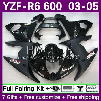 Fairing על ימאהה YZF-R6 600CC YZF600 YZFR6 03 04 05 מסגרת 129No.63 YZF R6 600 R 6 סמ 
