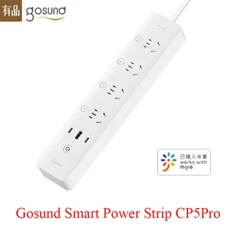 Gosund חכם WIFI רצועת כוח CP5 Pro שקעי חשמל 65W גן טעינה מהירה שיא צריכת החשמל שליטה מרחוק Mijia App
