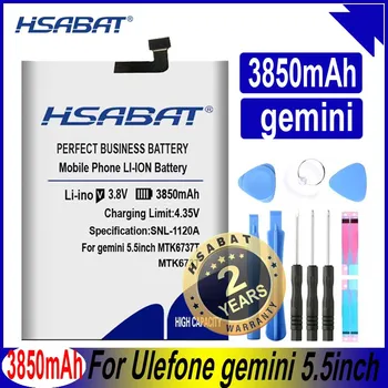 HSABAT 3850mAh סוללה עבור Ulefone תאומים 5.5 אינץ ' MTK6737T סוללות