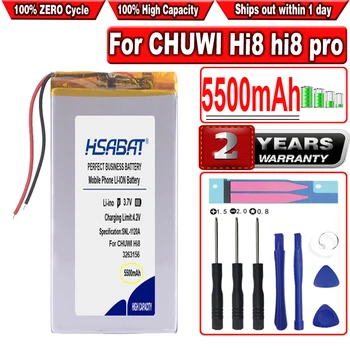 HSABAT 5500mAh 3263156 הסוללה במשך 8 אינץ 9ס מ Tablet PC CHUWI Hi8 hi8 pro xv8 DVD DVR