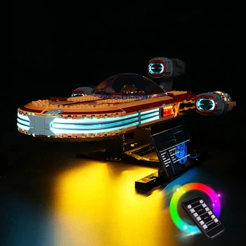 Hprosper אור LED עבור 75341 Landspeeder תאורה DIY צעצועי רק מנורה+סוללה הקופסא (לא כולל דגם)