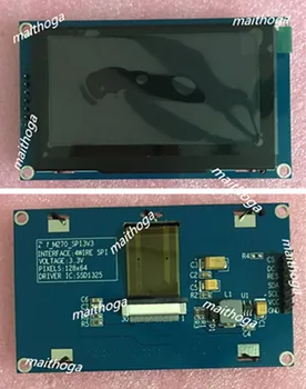 IPS מסך 2.7 אינץ 7PIN SPI לבן/ירוק/צהוב PM מסך תצוגה OLED מודול SSD1325 לנהוג IC 128*64