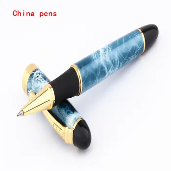 JINHAO X450 Sky Blue marble צבע למשרד לעסק בינוני החוד עט רולר בול חדש