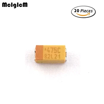 MCIGICM 20pcs לי 3216 4.7 uF 16V SMD קבלים טנטלום
